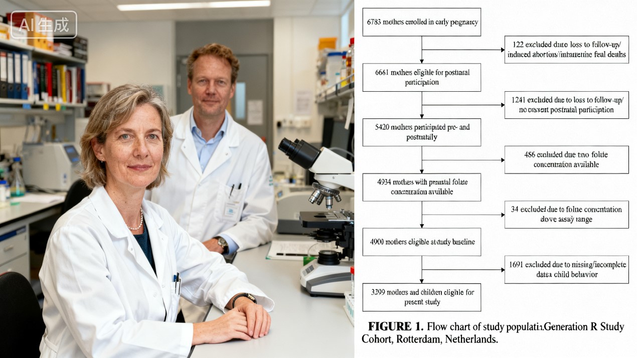 ఎర్లీ ప్రెగ్నెన్సీ ఫోలేట్ లోపం → 57% 3-సంవత్సరాల పిల్లలలో (జనరేషన్ R స్టడీ) ఎమోషనల్ సమస్యల ప్రమాదాన్ని పెంచింది, యాక్టివ్ ఫోలేట్ 78.4% చైనీస్ పాపులేషన్ సప్లిమెంటేషన్ సవాళ్లను పరిష్కరిస్తుంది
