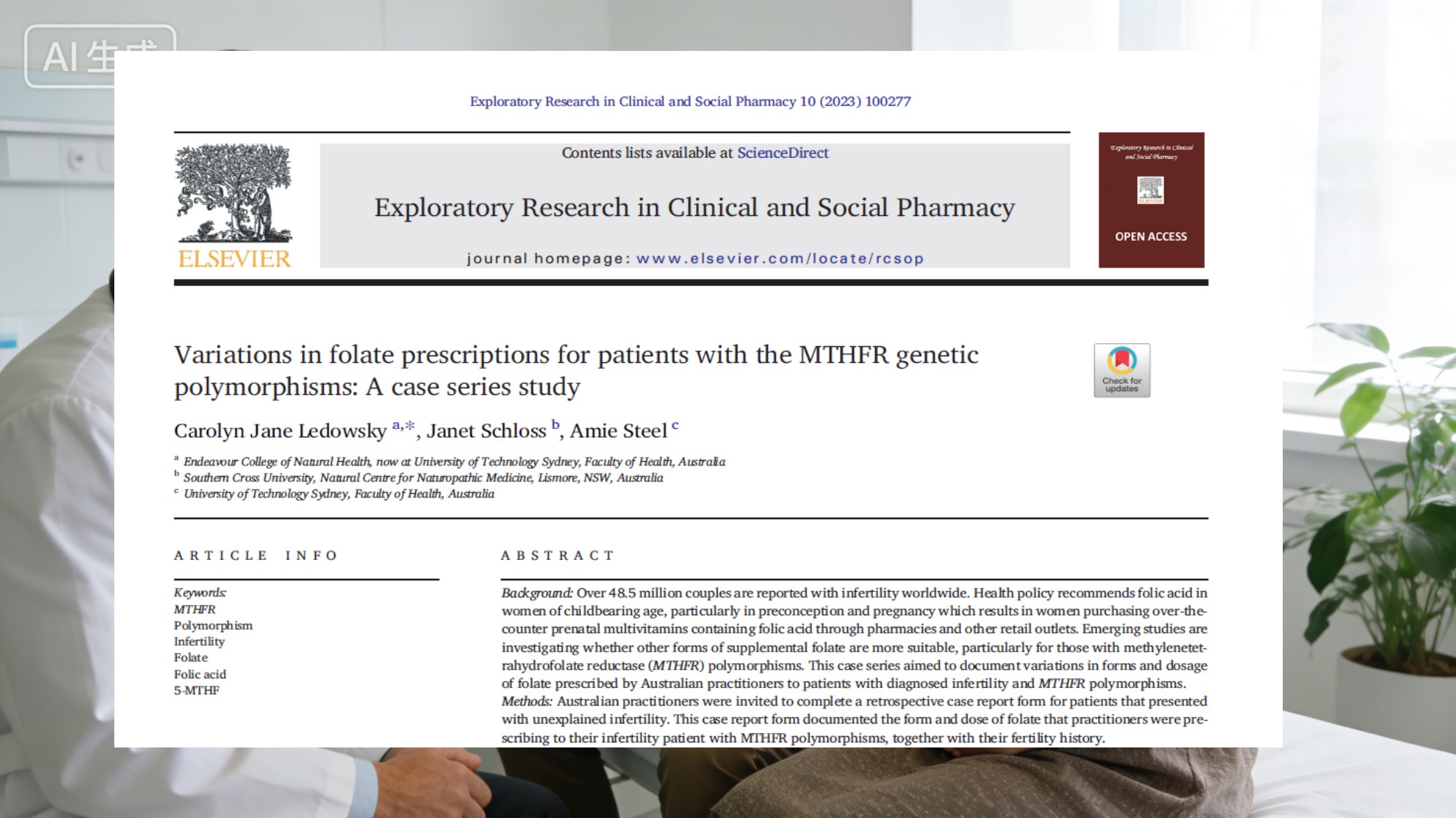 MTHFR పాలిమార్ఫిజంతో గర్భం దాల్చే మార్గంలో ఉందా? ఫోలేట్ ప్రధాన ఎంపిక కావచ్చు | పరిశోధన అంతర్దృష్టులు